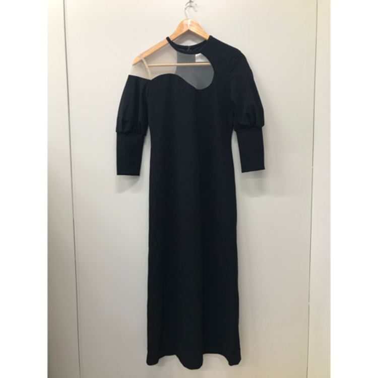 Ameri VINTAGE】LAKE CURVE TRICOT RIB DRESS | クオッタで格安レンタル