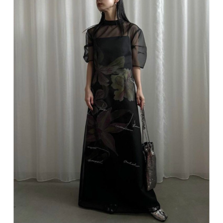 【Ameri VINTAGE】限定コラボ商品 KEITAMARUYAMA × AMERI SHEER LAYERED DRESS |  クオッタで格安レンタル